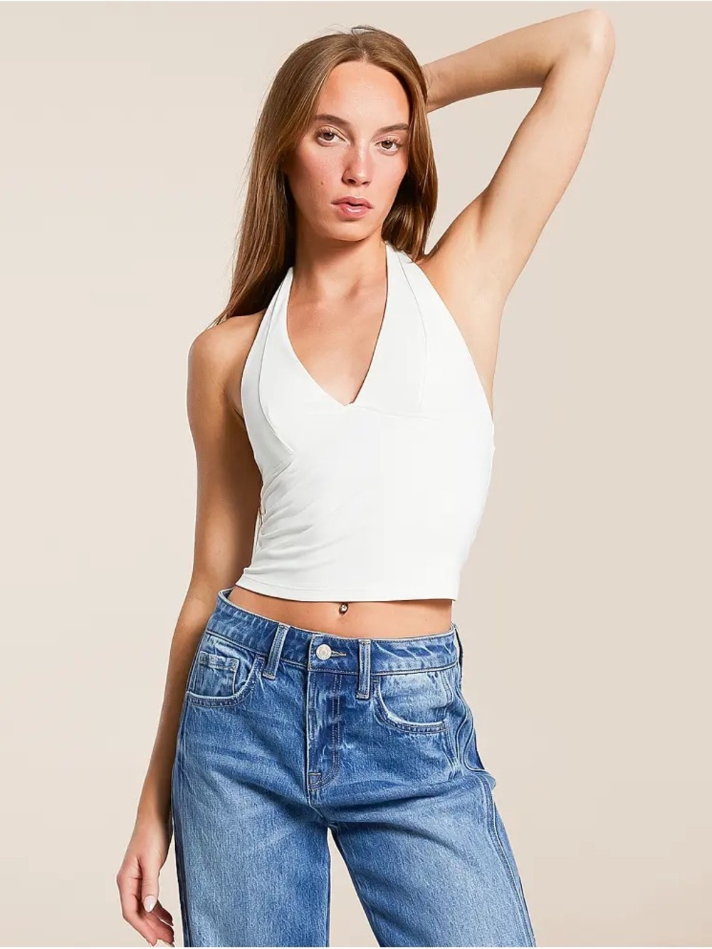 Free People Still There Halter Tank Top